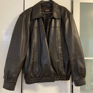 Vintage Danier leather bomber jacket, brown, men’s XL